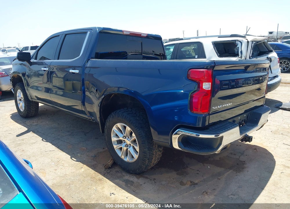 2020 CHEVROLET SILVERADO 1500 4WD SHORT BED LTZ VIN: 3GCUYGEL2LG169653