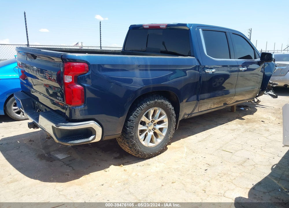 2020 CHEVROLET SILVERADO 1500 4WD SHORT BED LTZ VIN: 3GCUYGEL2LG169653