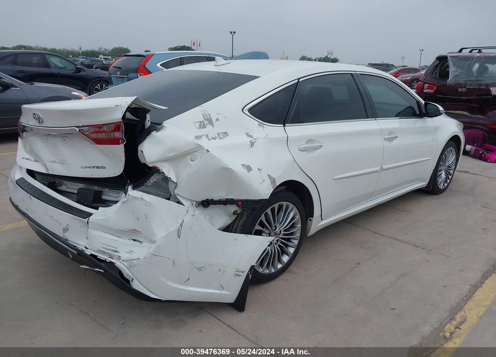 2016 TOYOTA AVALON LIMITED VIN: 4T1BK1EB9GU233585
