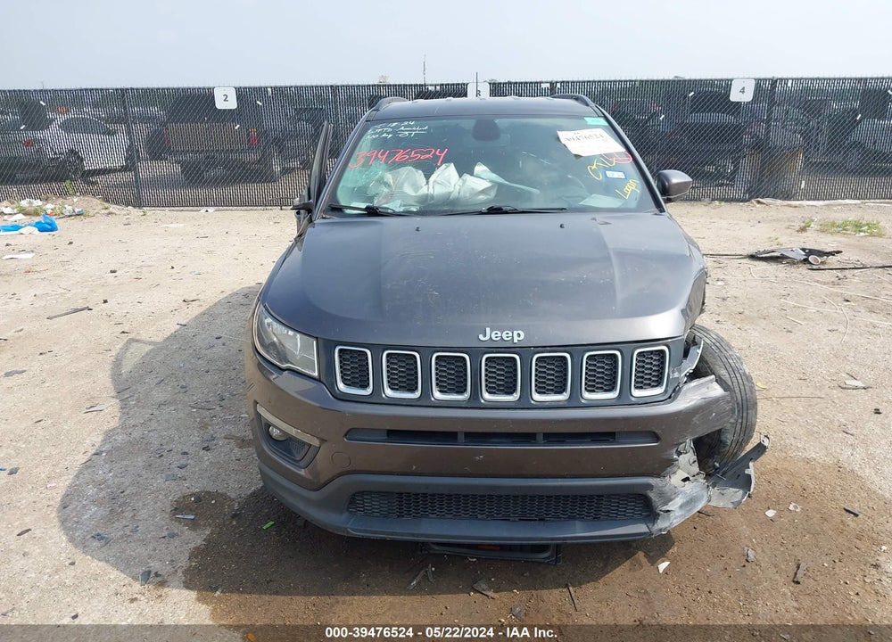 2021 JEEP COMPASS LATITUDE FWD VIN: 3C4NJCBBXMT542685