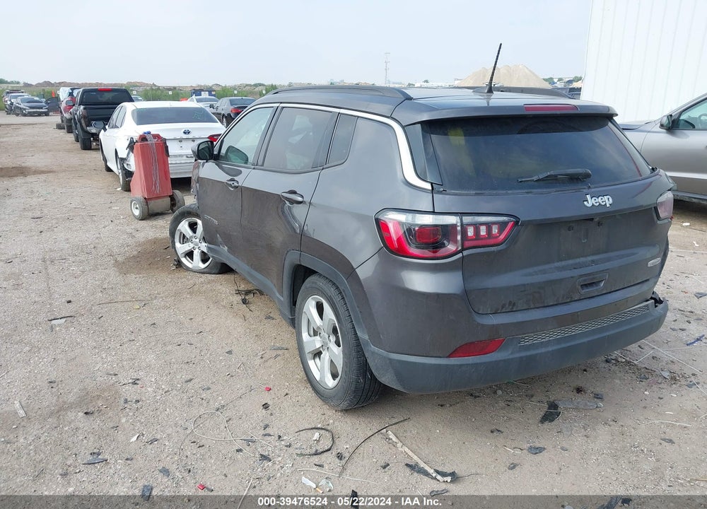 2021 JEEP COMPASS LATITUDE FWD VIN: 3C4NJCBBXMT542685