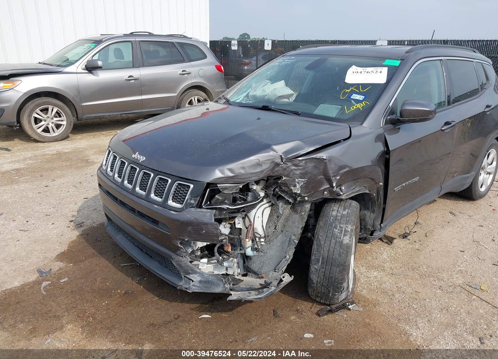 2021 JEEP COMPASS LATITUDE FWD VIN: 3C4NJCBBXMT542685