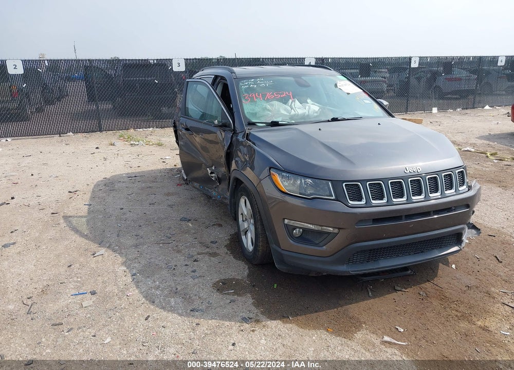 2021 JEEP COMPASS LATITUDE FWD VIN: 3C4NJCBBXMT542685