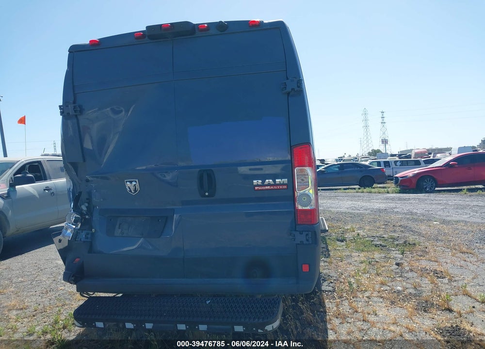2021 RAM PROMASTER 3500 CARGO VAN HIGH ROOF 159 WB EXT VIN: 3C6MRVJG5ME562657