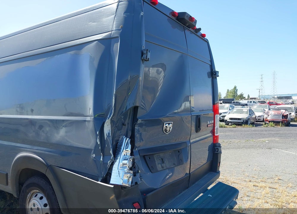 2021 RAM PROMASTER 3500 CARGO VAN HIGH ROOF 159 WB EXT VIN: 3C6MRVJG5ME562657