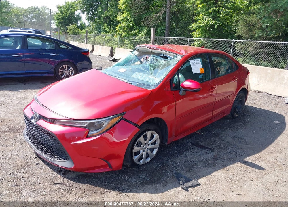 2020 TOYOTA COROLLA LE VIN: 5YFEPRAE5LP010551