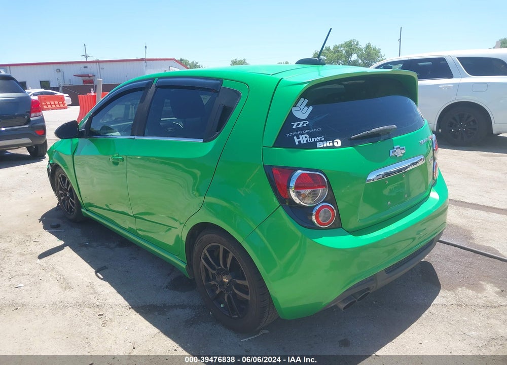 2016 CHEVROLET SONIC RS MANUAL VIN: 1G1JH6SB0G4119449