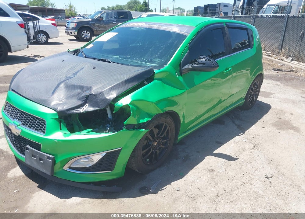 2016 CHEVROLET SONIC RS MANUAL VIN: 1G1JH6SB0G4119449