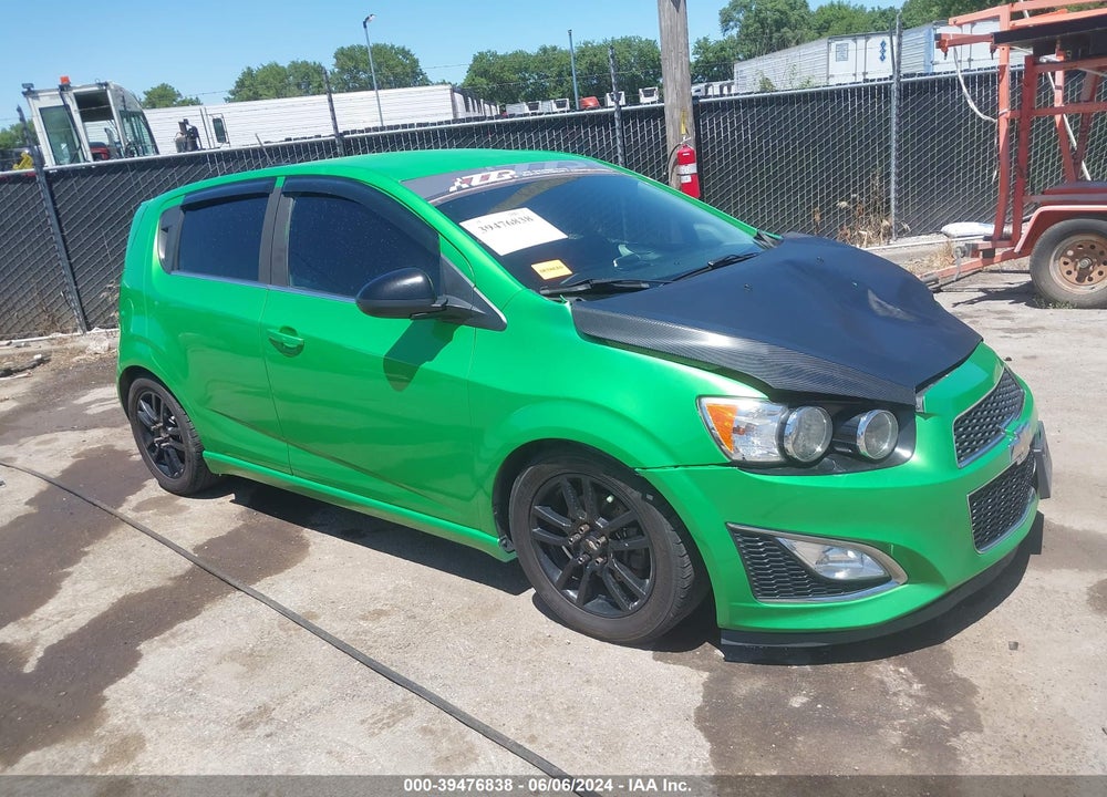 2016 CHEVROLET SONIC RS MANUAL VIN: 1G1JH6SB0G4119449