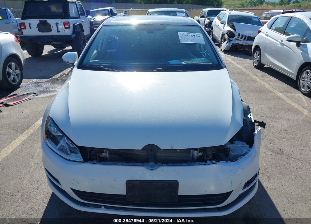 2017 VOLKSWAGEN GOLF TSI S 4-DOOR/TSI SE 4-DOOR/TSI SEL 4-DOOR/TSI WOLFSBURG EDITION 4-DOOR VIN: 3VW217AU8HM033205