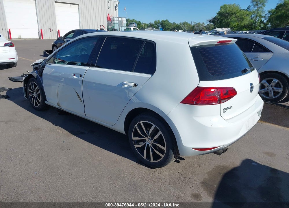 2017 VOLKSWAGEN GOLF TSI S 4-DOOR/TSI SE 4-DOOR/TSI SEL 4-DOOR/TSI WOLFSBURG EDITION 4-DOOR VIN: 3VW217AU8HM033205