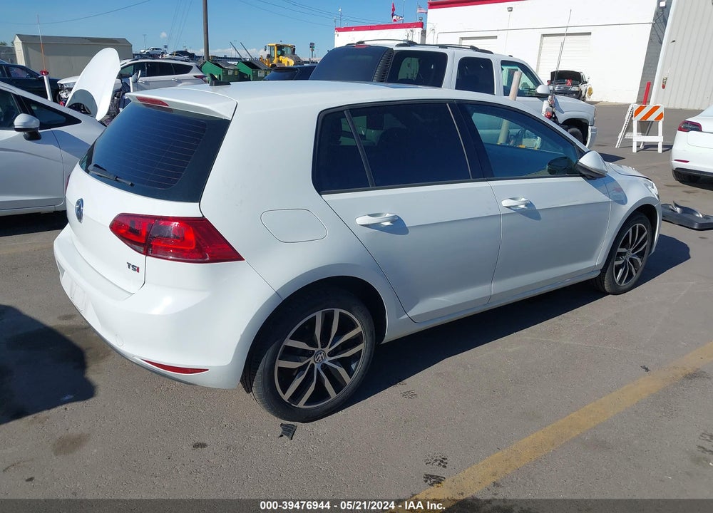 2017 VOLKSWAGEN GOLF TSI S 4-DOOR/TSI SE 4-DOOR/TSI SEL 4-DOOR/TSI WOLFSBURG EDITION 4-DOOR VIN: 3VW217AU8HM033205