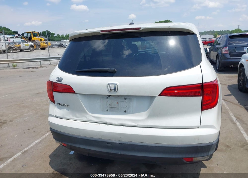 2017 HONDA PILOT EX VIN: 5FNYF5H3XHB025823