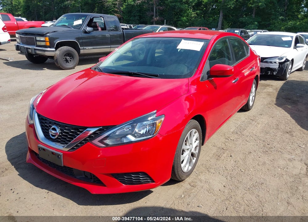 2018 NISSAN SENTRA SV VIN: 3N1AB7AP8JL648891
