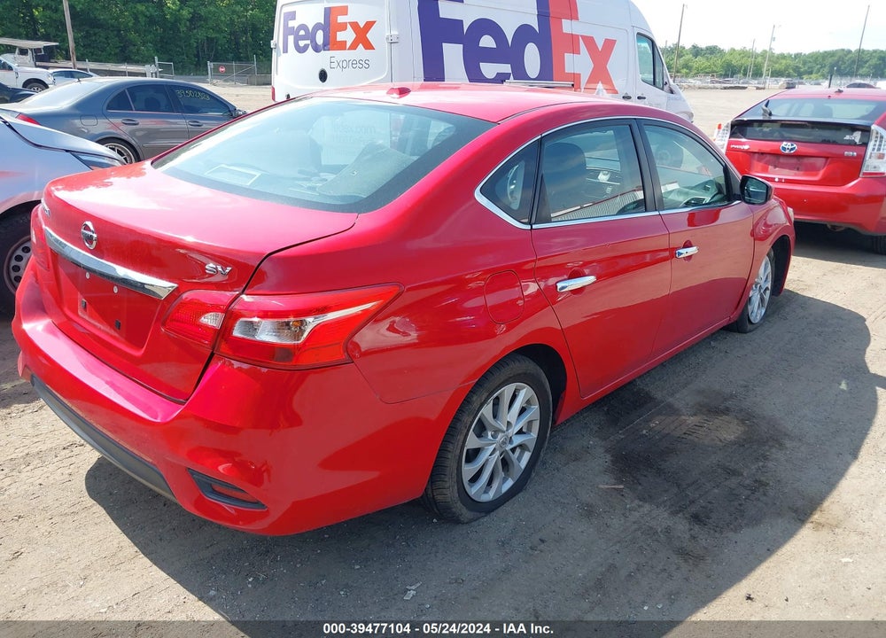 2018 NISSAN SENTRA SV VIN: 3N1AB7AP8JL648891