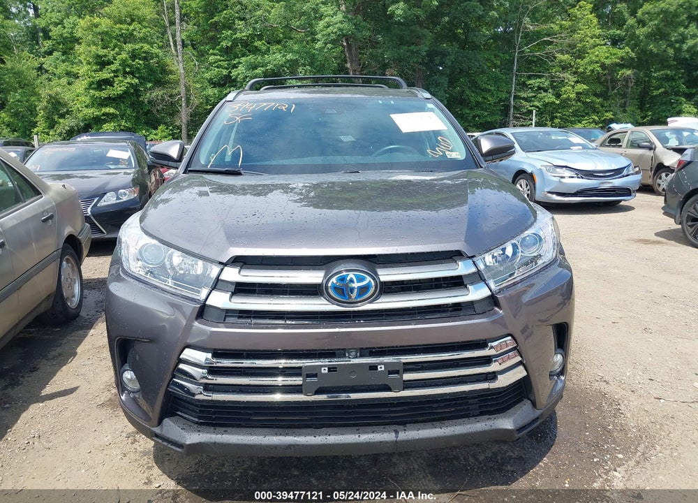 2018 TOYOTA HIGHLANDER HYBRID LIMITED PLATINUM VIN: 5TDDGRFH3JS052042