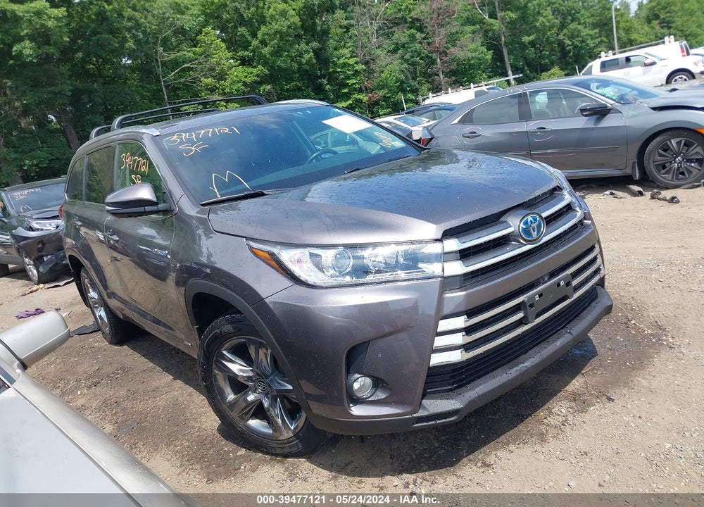 2018 TOYOTA HIGHLANDER HYBRID LIMITED PLATINUM VIN: 5TDDGRFH3JS052042
