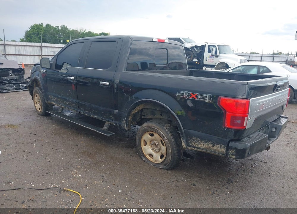 2018 FORD F-150 PLATINUM VIN: 1FTEW1E50JFB69710
