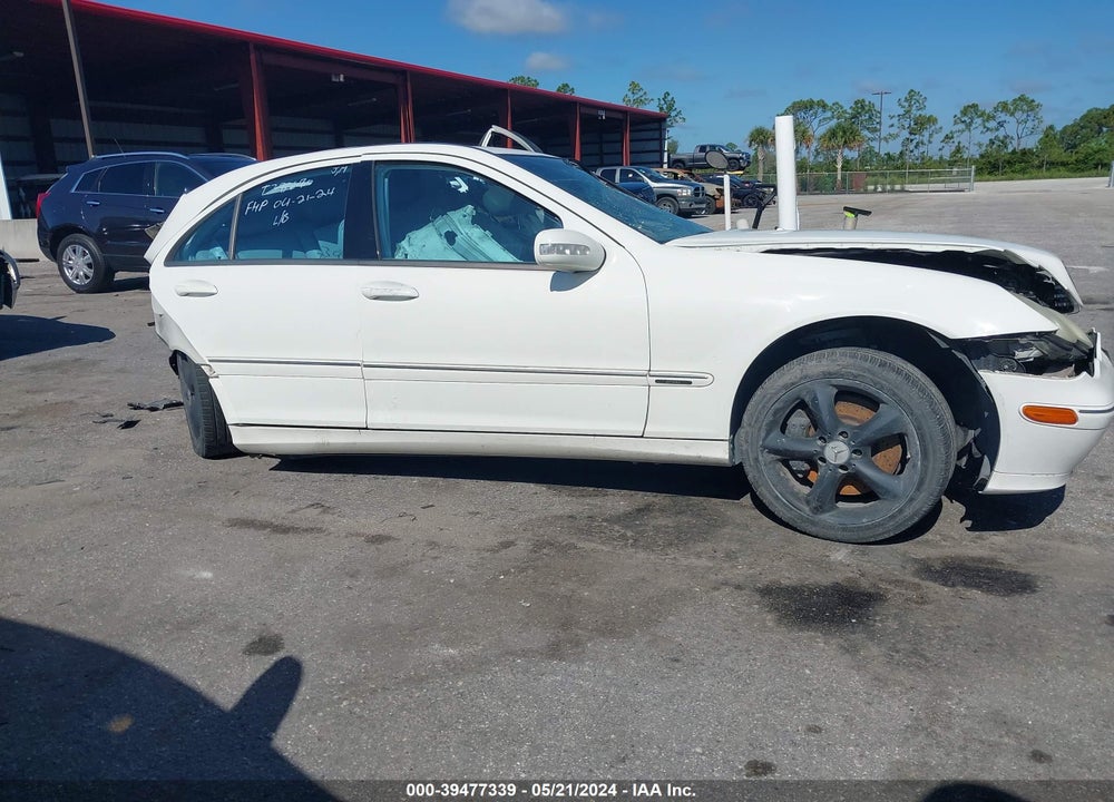 2004 MERCEDES-BENZ C 230 KOMPRESSOR SPORT/SPORT VIN: WDBRF40J54A600629