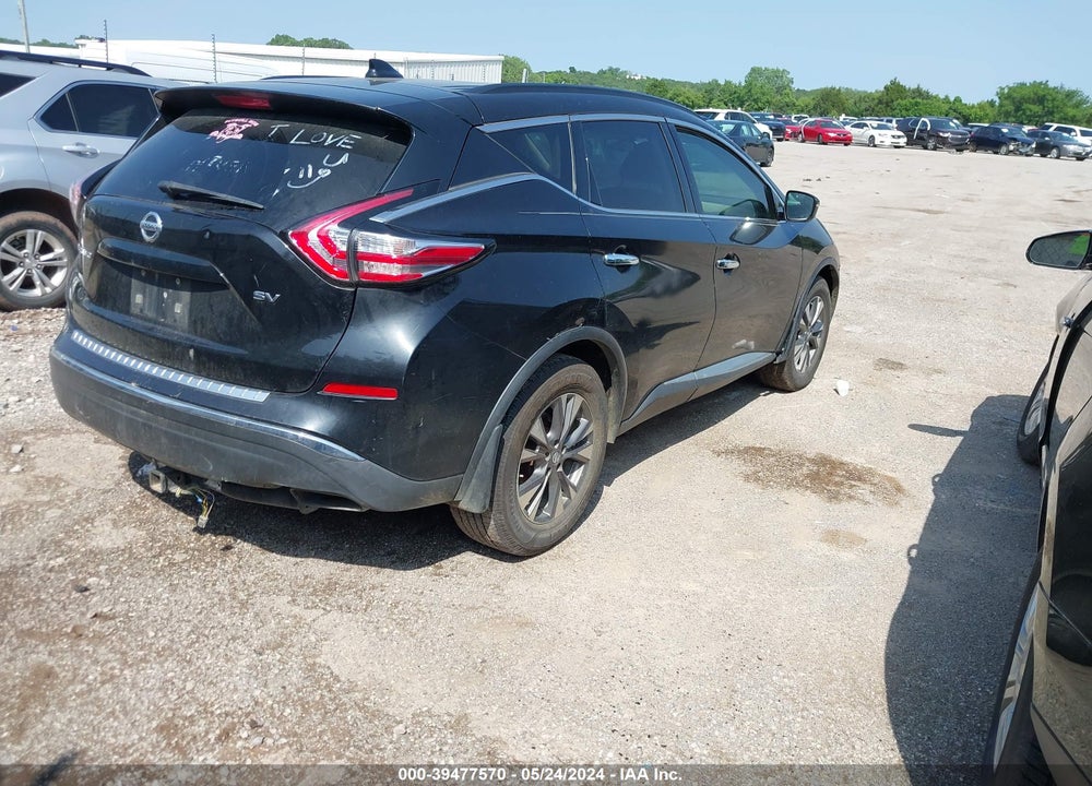 2017 NISSAN MURANO SV VIN: 5N1AZ2MG2HN129719