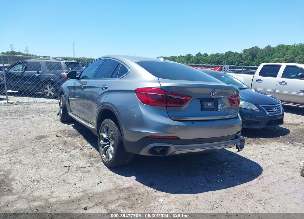 2017 BMW X6 XDRIVE35I VIN: 5UXKU2C32H0U30122