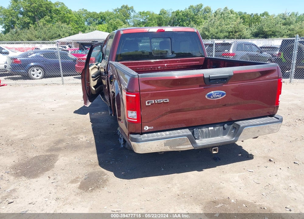 2017 FORD F-150 XLT VIN: 1FTEW1EFXHFB77770