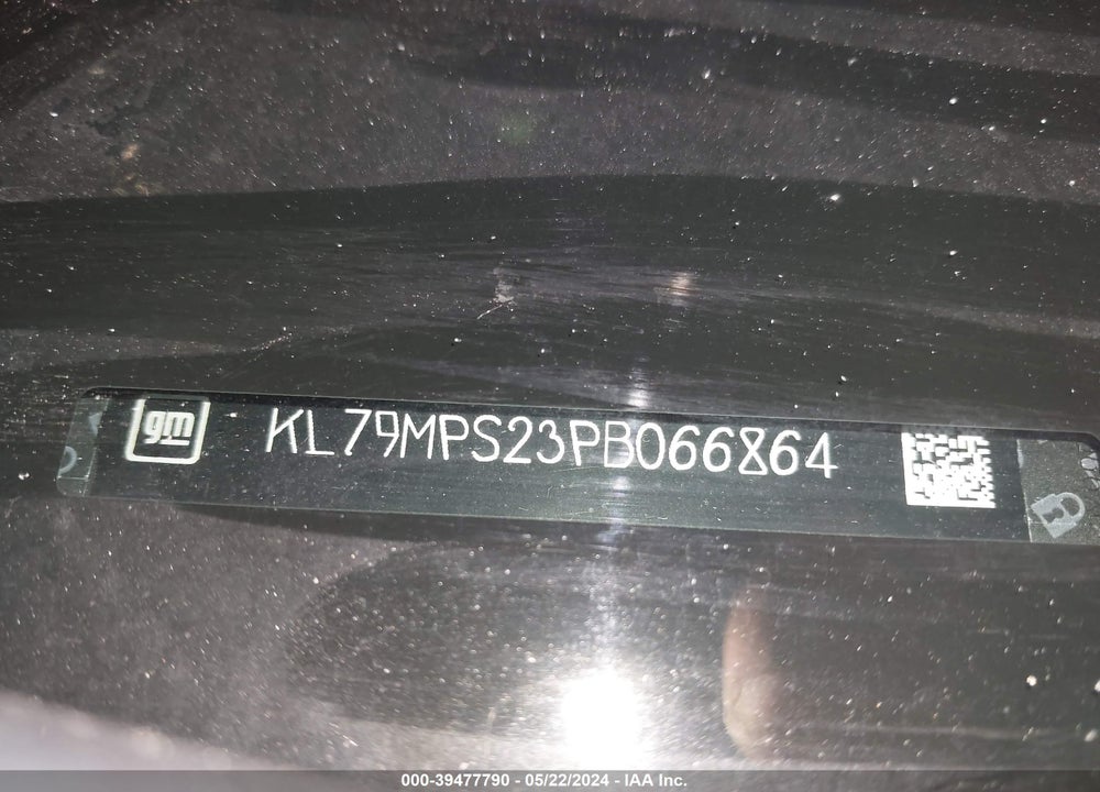 2023 CHEVROLET TRAILBLAZER FWD LT VIN: KL79MPS23PB066864