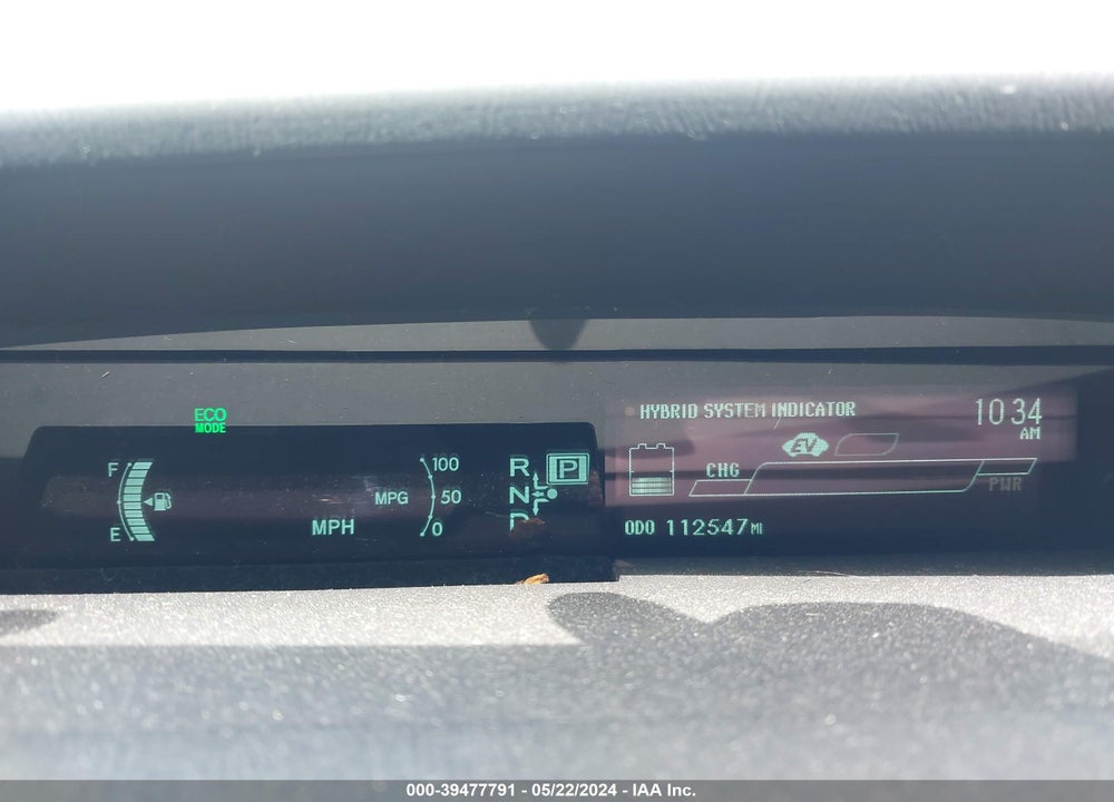 2012 TOYOTA PRIUS VIN: JTDKN3DU0C5492996