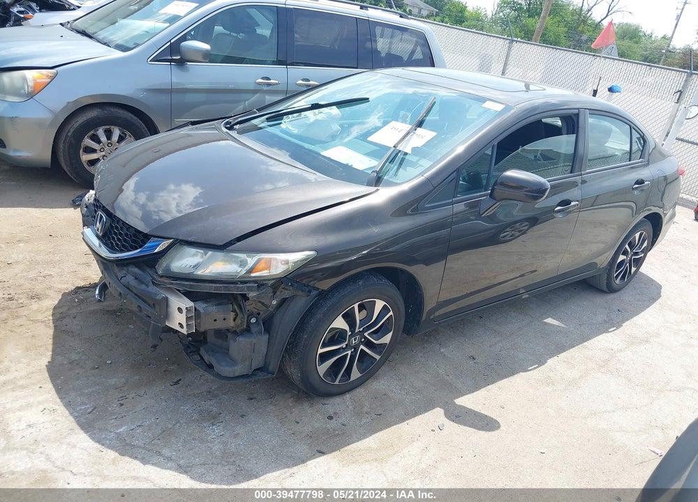 2014 HONDA CIVIC EX VIN: 2HGFB2F81EH524162