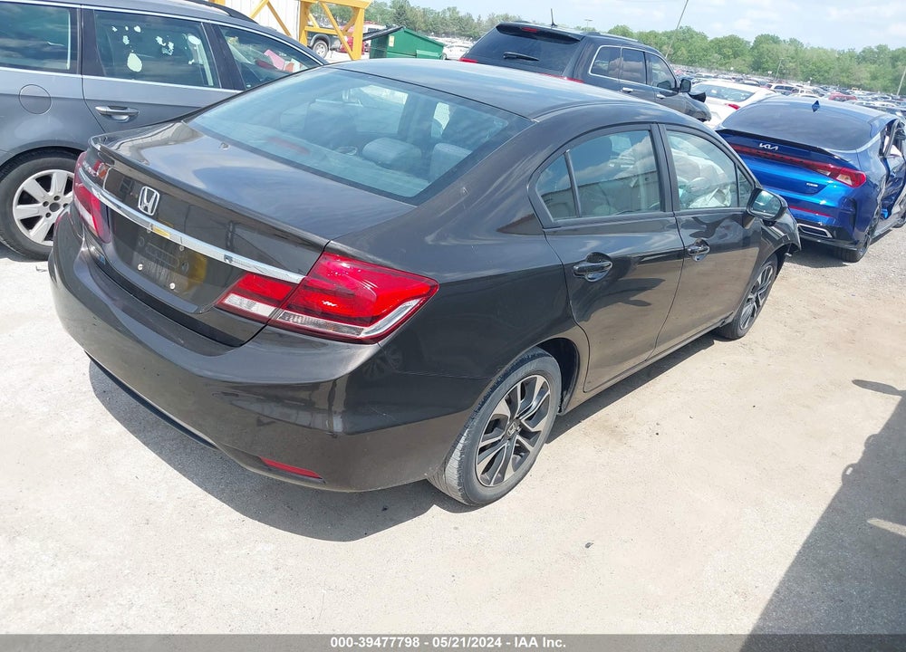 2014 HONDA CIVIC EX VIN: 2HGFB2F81EH524162
