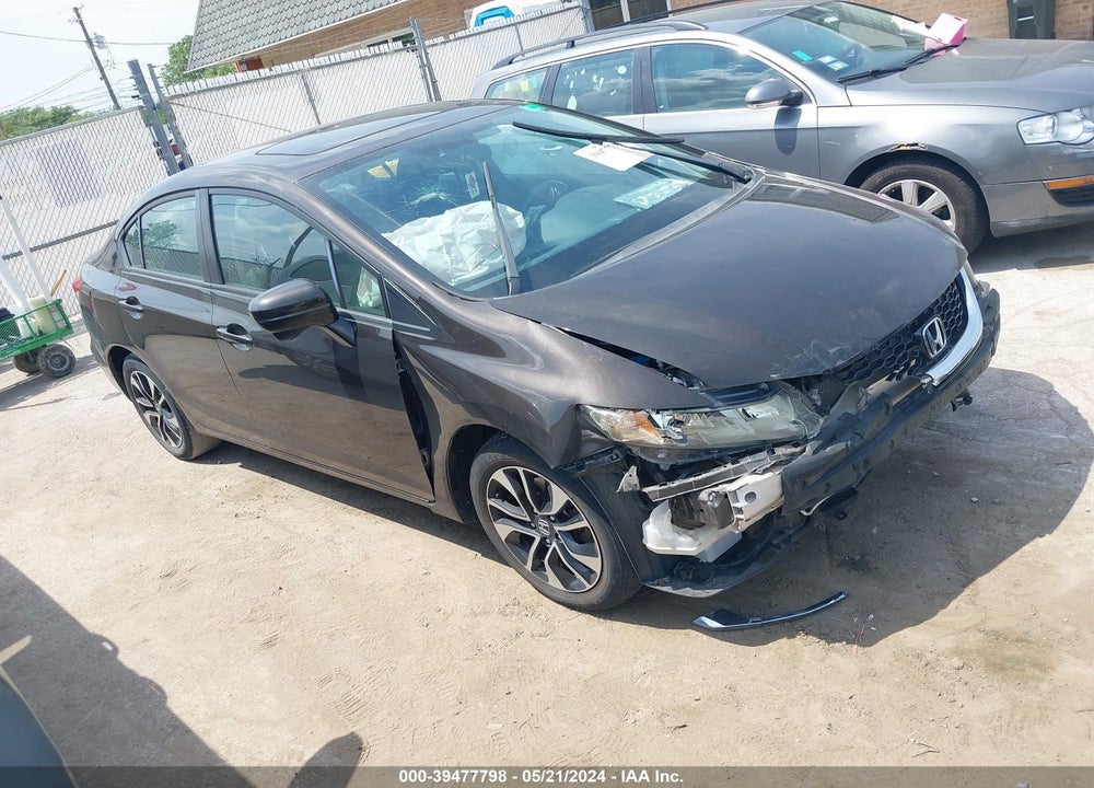 2014 HONDA CIVIC EX VIN: 2HGFB2F81EH524162