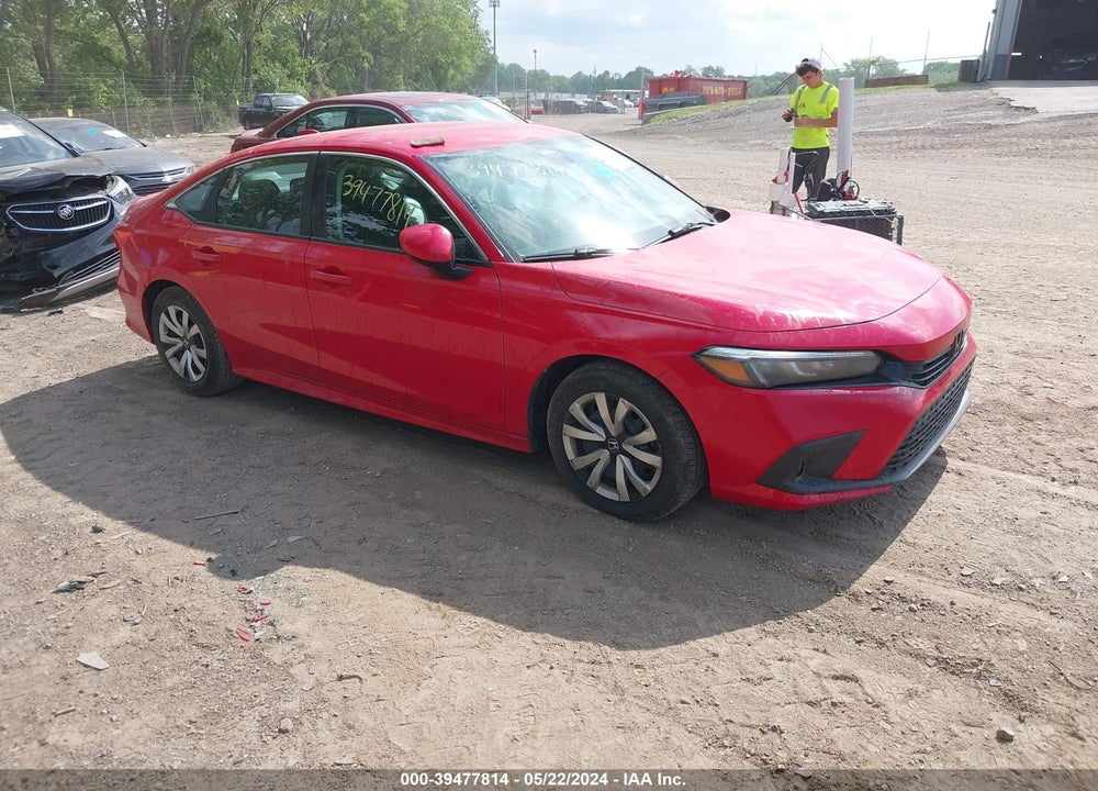 2022 HONDA CIVIC LX VIN: 2HGFE2F26NH583484