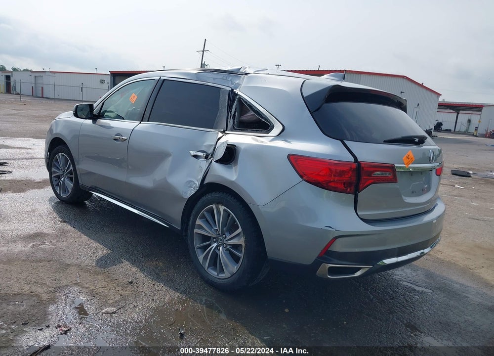 2017 ACURA MDX TECHNOLOGY PACKAGE VIN: 5FRYD3H56HB008950