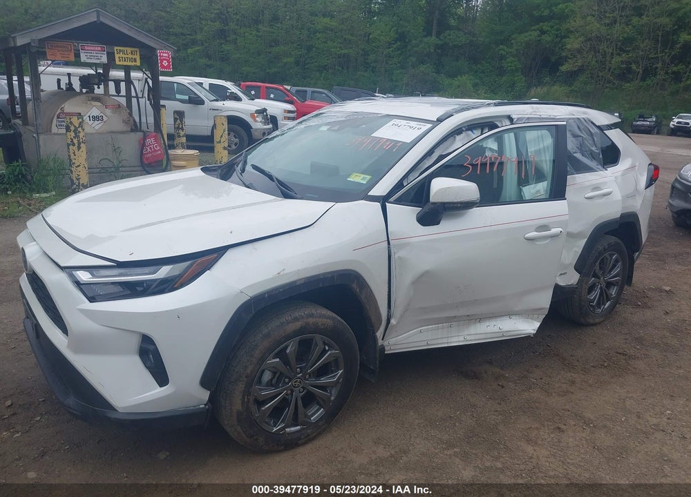 2022 TOYOTA RAV4 XLE PREMIUM HYBRID VIN: 2T3B6RFV1NW037057
