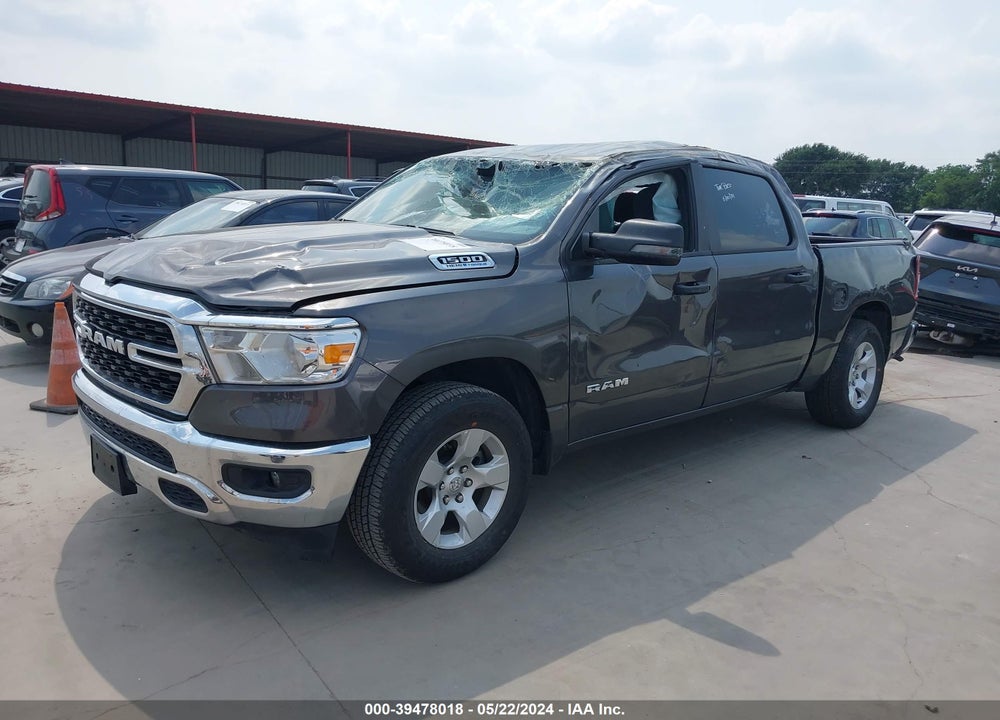 2023 RAM 1500 BIG HORN 4X2 5'7 BOX VIN: 1C6RREFT5PN552397