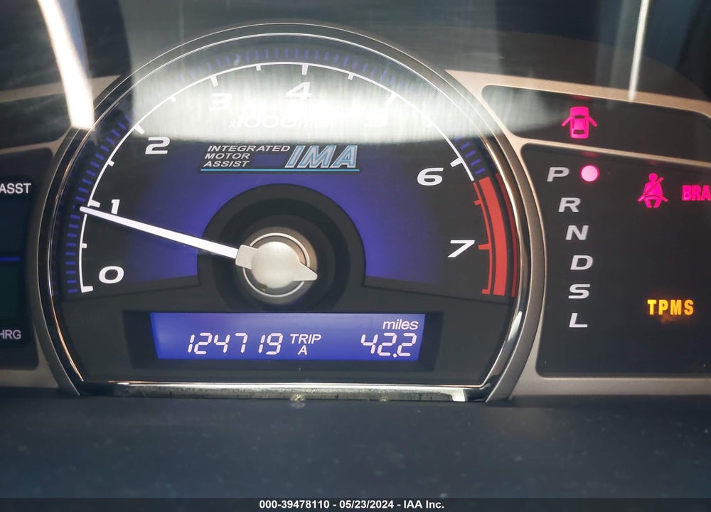 2009 HONDA CIVIC HYBRID VIN: JHMFA36209S000758