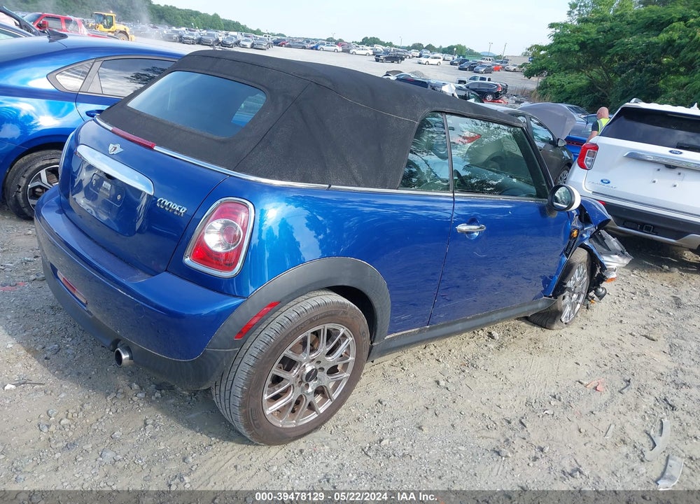 2014 MINI CONVERTIBLE COOPER VIN: WMWZN3C52ET569761