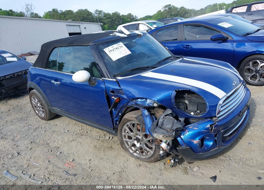 2014 MINI CONVERTIBLE COOPER VIN: WMWZN3C52ET569761