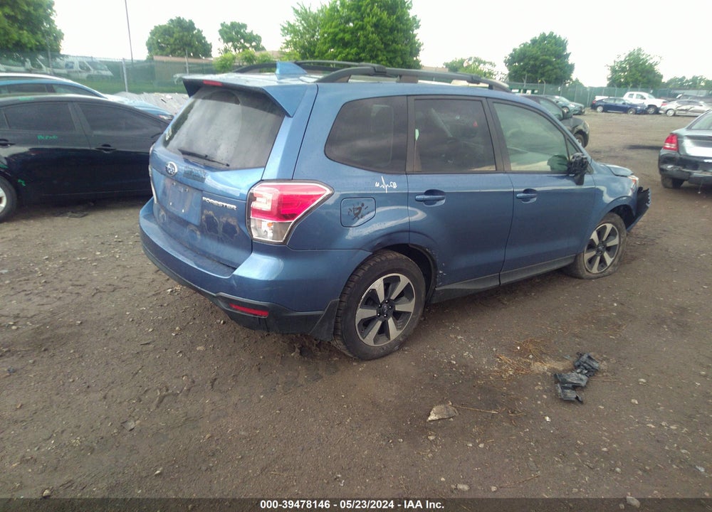 2018 SUBARU FORESTER 2.5I PREMIUM VIN: JF2SJAEC6JH518522