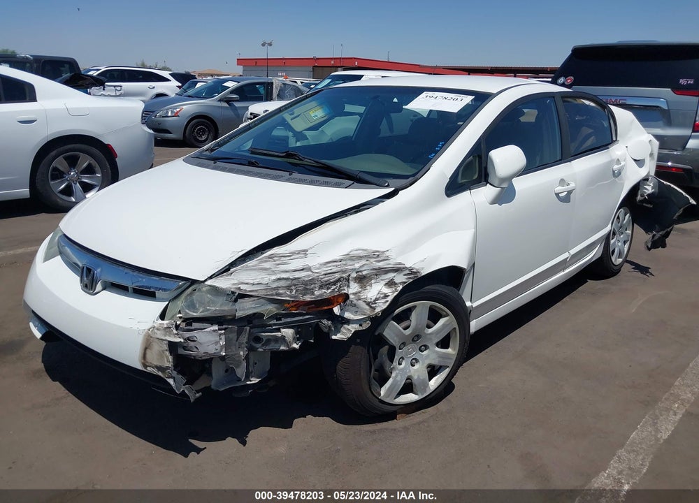 2008 HONDA CIVIC LX VIN: 1HGFA16518L080310