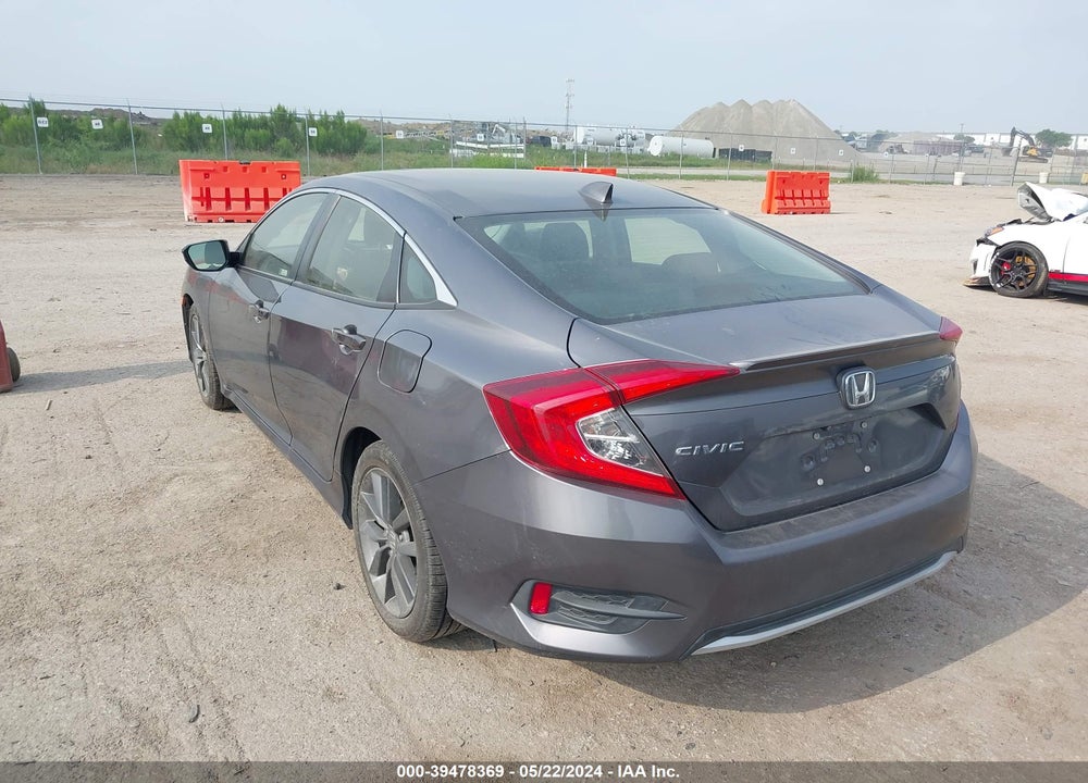 2019 HONDA CIVIC EX VIN: JHMFC1F33KX011690