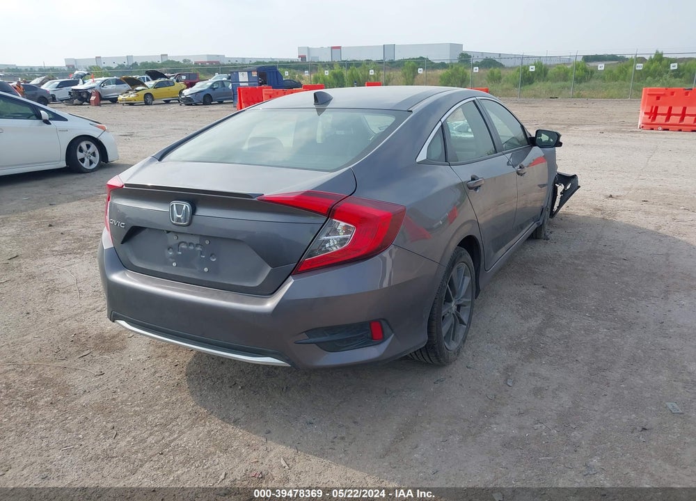 2019 HONDA CIVIC EX VIN: JHMFC1F33KX011690