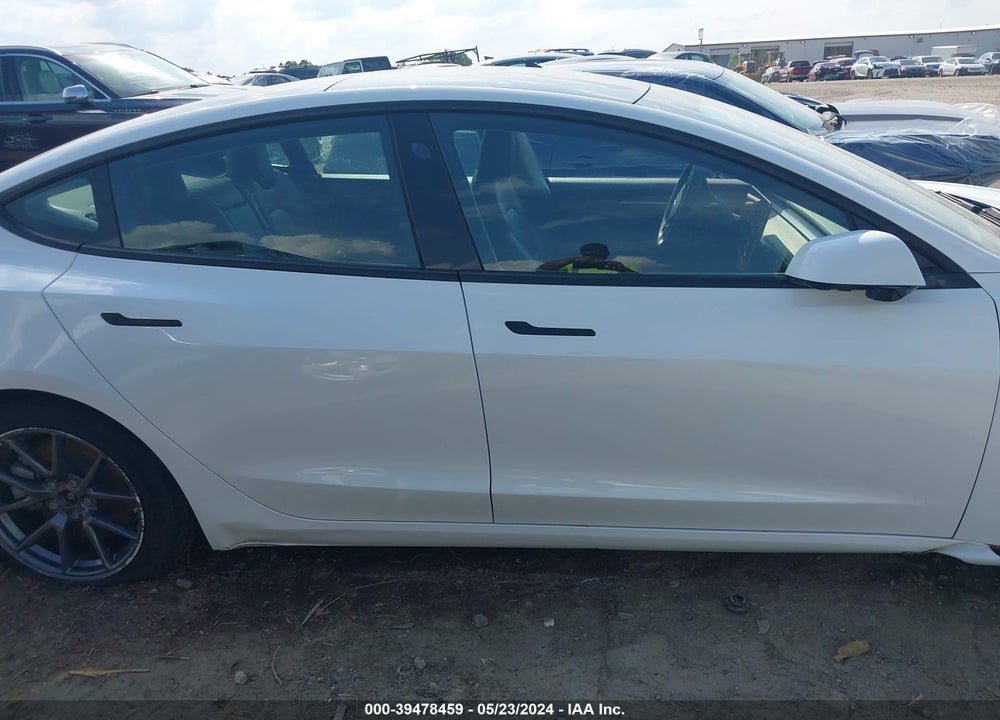 2022 TESLA MODEL 3 LONG RANGE DUAL MOTOR ALL-WHEEL DRIVE VIN: 5YJ3E1EB3NF190965