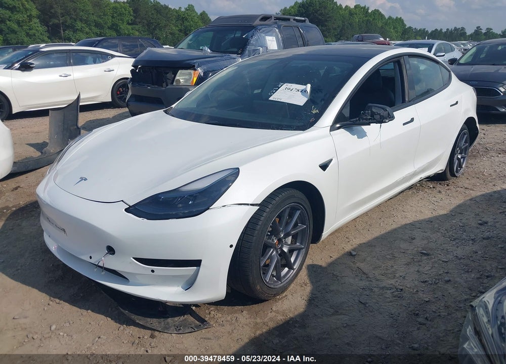 2022 TESLA MODEL 3 LONG RANGE DUAL MOTOR ALL-WHEEL DRIVE VIN: 5YJ3E1EB3NF190965