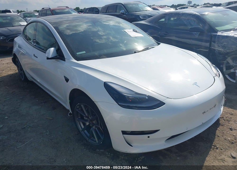 2022 TESLA MODEL 3 LONG RANGE DUAL MOTOR ALL-WHEEL DRIVE VIN: 5YJ3E1EB3NF190965
