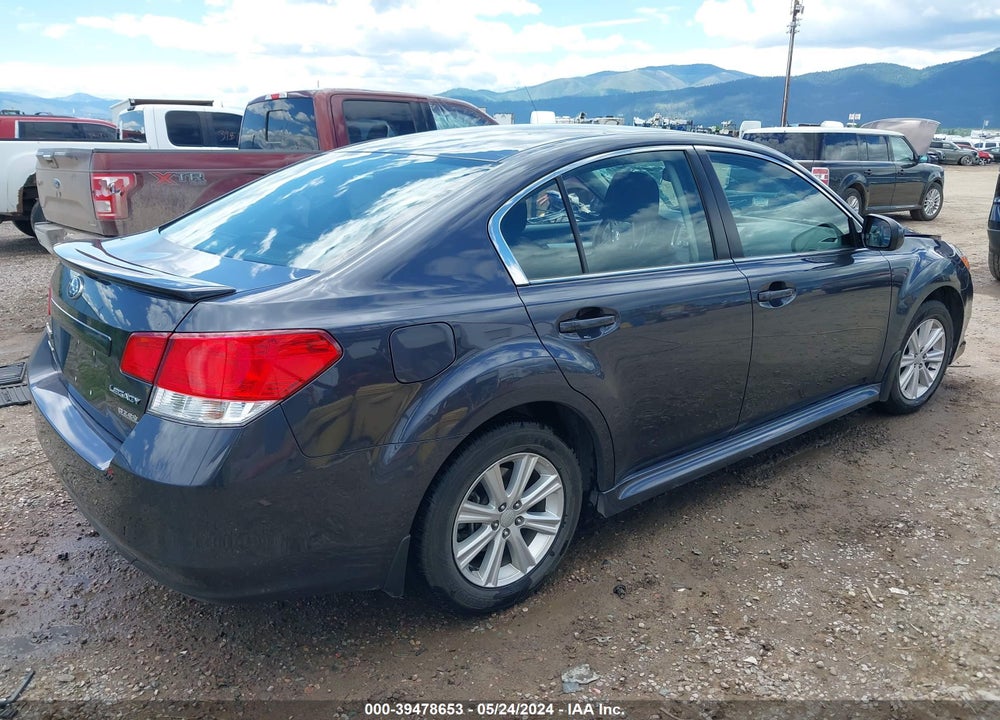 2012 SUBARU LEGACY 2.5I PREMIUM VIN: 4S3BMBC60C3040946
