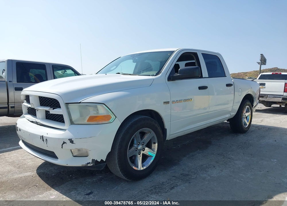 2012 RAM 1500 ST VIN: 1C6RD6KT2CS228345