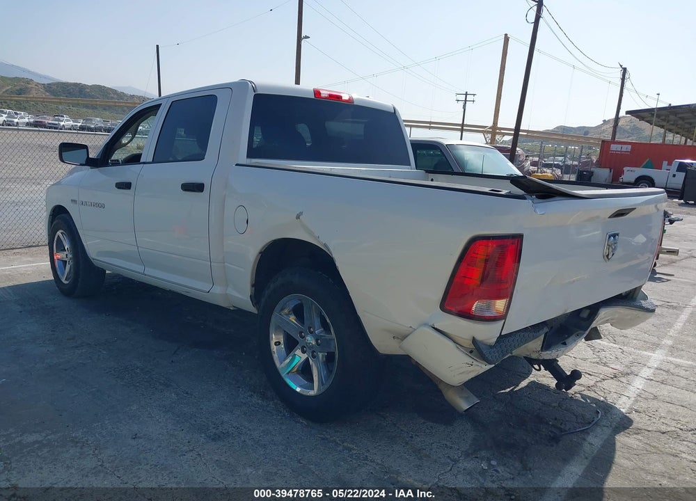 2012 RAM 1500 ST VIN: 1C6RD6KT2CS228345
