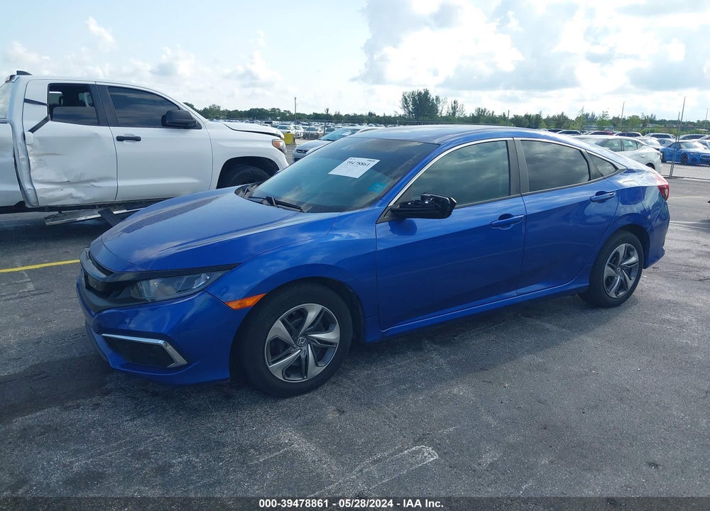 2019 HONDA CIVIC SEDAN VIN: 2HGFC2F63KH506821
