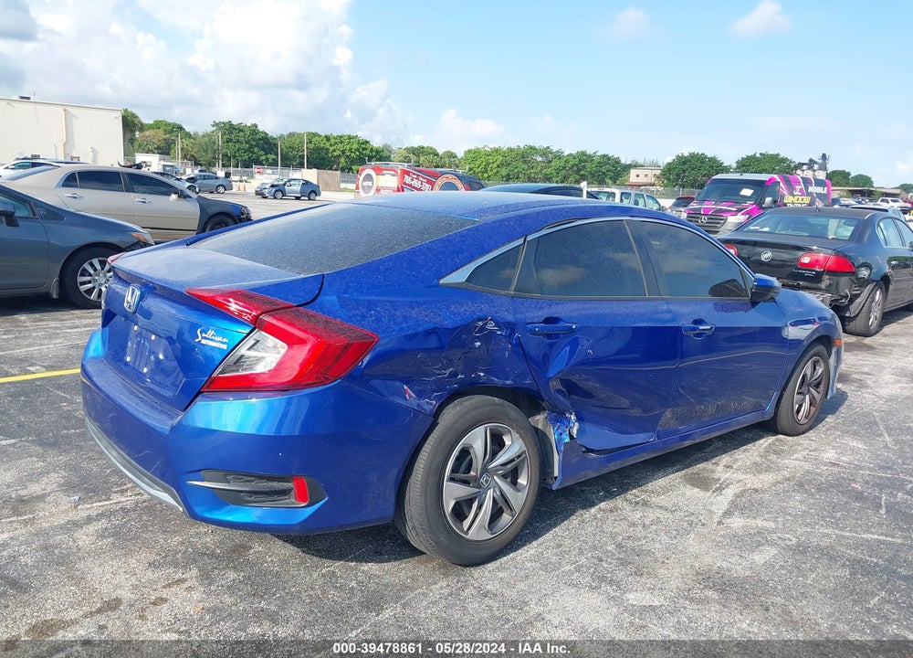 2019 HONDA CIVIC SEDAN VIN: 2HGFC2F63KH506821
